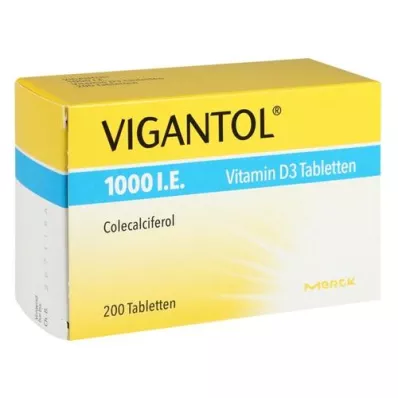 [1000 nE D3-vitamin tabletta, 200 db