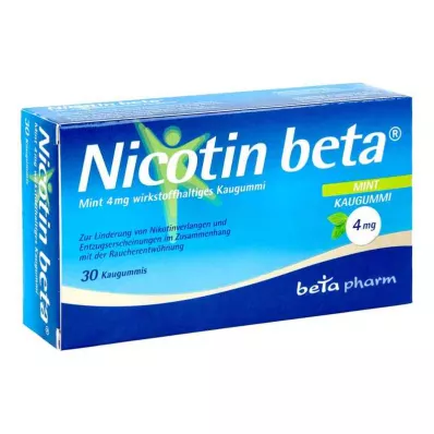 Nicotin Beta Mint 4 Mg aktív rágógumi (30 db)