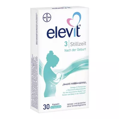 ELEVIT 3 Laktációs lágy kapszula, 30 db ELEVIT 3 Laktációs lágy kapszula, 30 db