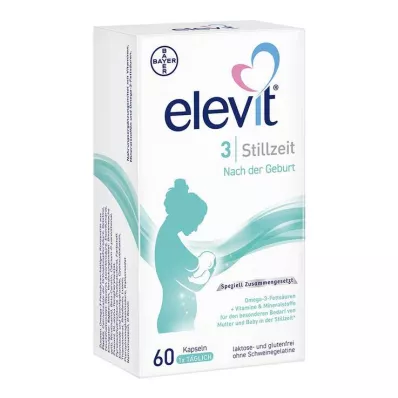 ELEVIT 3 Laktációs lágy kapszula, 60 db ELEVIT 3 Laktációs lágy kapszula, 60 db