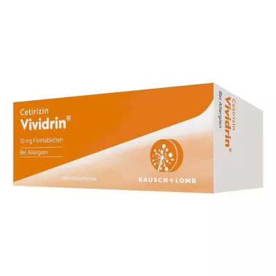 CETIRIZIN Vividrin 10 mg filmtabletta, 100 db