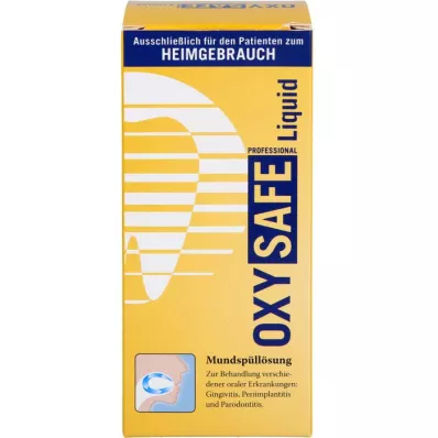 OXYSAFE Folyékony Prof. szájvíz fogorvosi változat, 250 ml