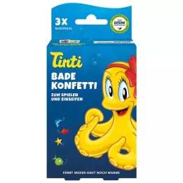 TINTI Fürdőkonfetti 3 csomagban, 3X6 g