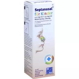 SEPTANASAL gyermekeknek 0,5 mg/ml + 50 mg/ml Nasens., 10 ml