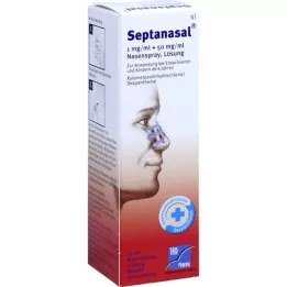 SEPTANASAL 1 mg/ml + 50 mg/ml orrspray, 10 ml