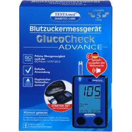 TESTAMED GlucoCheck Advance Star. kit mg/dl mmol/l, 1 db