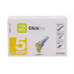 MYLIFE Clickfine tolltűk 5 mm 31 G, 100 db