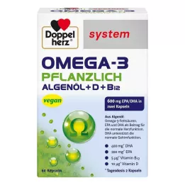 DOPPELHERZ Omega-3 növényi rendszerű kapszula, 60 db