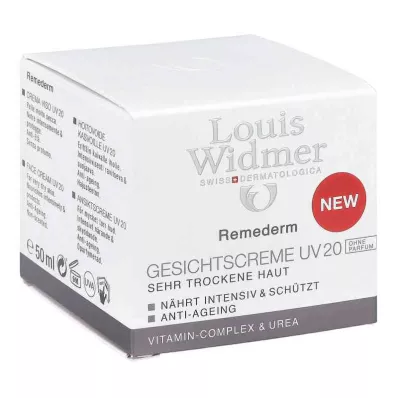 Widmer Remederm arckrém UV 20 illatmentes (50 ml)