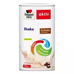 DOPPELHERZ Fogyókúrás shake csokoládépor, 500 g