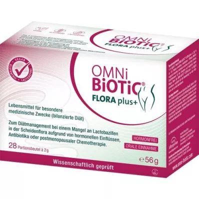 OMNI BiOTiC Flora plus+ tasakok, 28X2 g