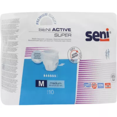 SENI Active Super inkontinencia rövidnadrág eldobható M, 10 db