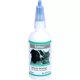 EPIBAC lúgos fültisztítószer kutyáknak/macskáknak, 100 ml
