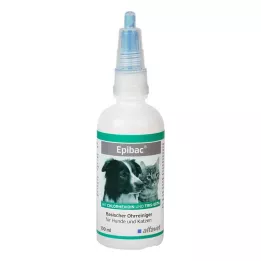 Epibac lúgos fültisztító oldat kutyáknak/macskáknak, 100 ml
