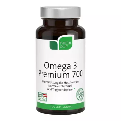 NICAPUR Omega-3 Premium 700 kapszula, 60 kapszula