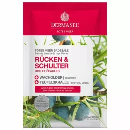 DERMASEL Holt-tengeri fürdősó hátul & Váll, 80 g