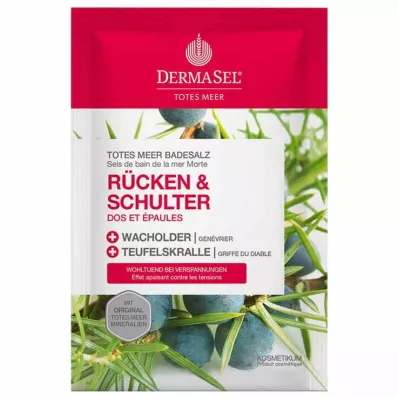 Dermasel Holt-tengeri fürdősó Hát &amp; Váll, 80 g