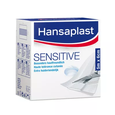 Hansaplast Sensitive vakolat 6 cmx5 m tekercs, 1 db Hansaplast Sensitive vakolat 6 cmx5 m tekercs, 1 db