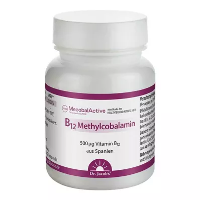 B12 Methylcobalamin Dr. Jacobs pasztilla, 60 db B12 Methylcobalamin Dr. Jacobs pasztilla, 60 db