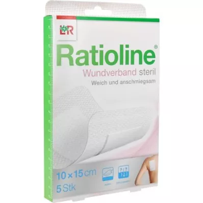 RATIOLINE Sebkötszer 15x10 cm steril, 5 db