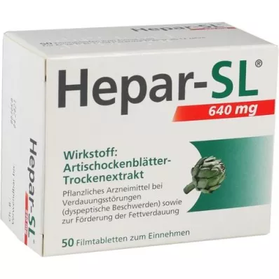 HEPAR-SL 640 mg filmtabletta, 50 db