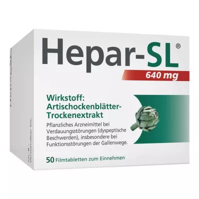 Hepar-SL® 640 mg filmtabletta, 50 db