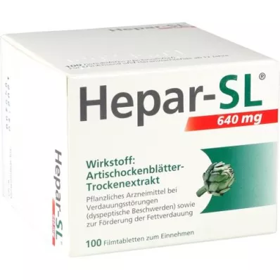 HEPAR-SL 640 mg filmtabletta, 100 db