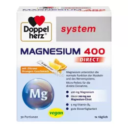 DOPPELHERZ Magnézium 400 DIRECT rendszer Pellet, 30 db