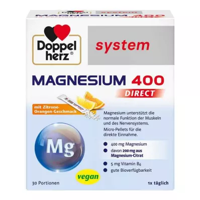 Doppelherz rendszer Magnesium 400 Direct Pellet, 30 db