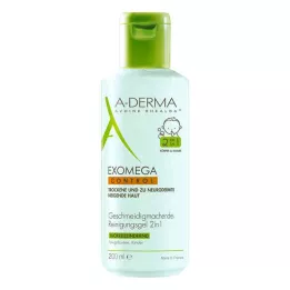 A-DERMA EXOMEGA CONTROL Tisztító gél 2in1, 200 ml