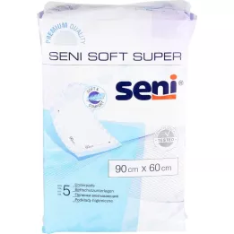 SENI Soft Super ágyvédő párna 90x60 cm, 5 db