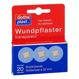 GOTHAPLAST Sebtapasz 2,2 cm átlátszó, 20 db