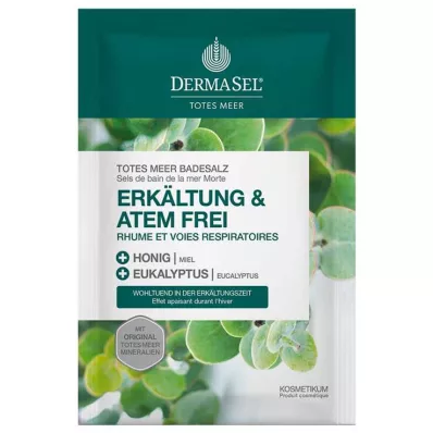Dermasel Holt-tengeri fürdősó hideg &amp; Légzésmentes, 80 g