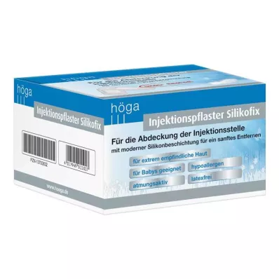 INJEKTIONSPFLASTER Silikofix 2x4 cm Höga, 100 db INJEKTIONSPFLASTER Silikofix 2x4 cm Höga, 100 db