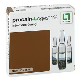 PROCAIN-Loges 1%-os oldatos injekciós ampullák, 10X2 ml