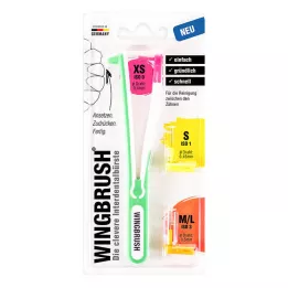 WINGBRUSH Starter szett tartó 3 kefével, 1 db