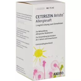 CETIRIZIN Aristo Allergialé 1 mg/ml belsőleges oldat, 75 ml