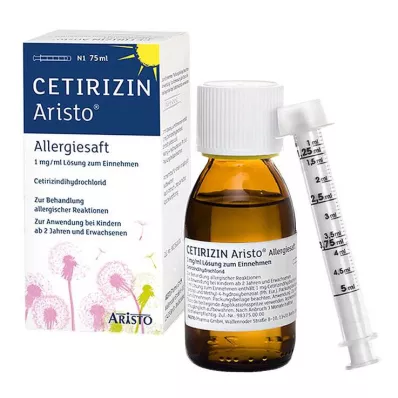 CETIRIZIN Aristo Allergialé 1 mg/ml belsőleges oldat, 75 ml