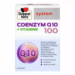 DOPPELHERZ Q10 koenzim 100+Vitaminok rendszer kapszula, 60 kapszula