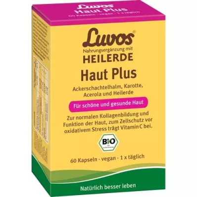 LUVOS Healing Earth Organic Skin Plus kapszula, 60 kapszula