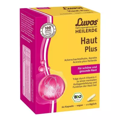 Luvos Healing Clay Organic Skin Plus kapszula, 60 db Luvos Healing Clay Organic Skin Plus kapszula, 60 db