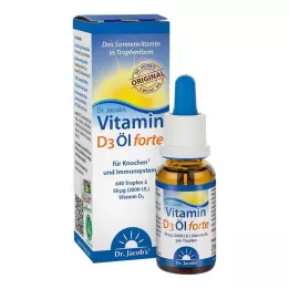 VITAMIN D3 ÖL forte Dr.Jacobs cseppek, 20 ml
