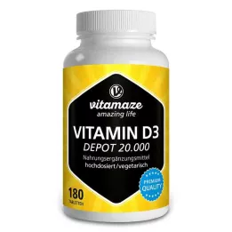 VITAMIN D3 20,000 NE nagy dózisú depot tabletta, 180 db