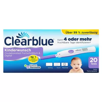 Clearblue Ovulation Test Advanced &amp; Digital, 20 db