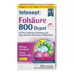 TETESEPT Folsav 800 depot tabletta, 60 db