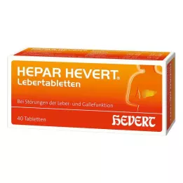 HEPAR HEVERT Máj tabletta, 40 db