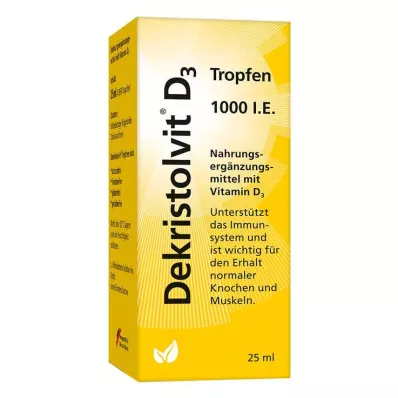 DEKRISTOLVIT D3 1,000 NE csepp, 25 ml