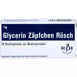 GLYCERIN ZÄPFCHEN Rösch 1 g székrekedés ellen, 10 db