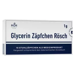 GLYCERIN ZÄPFCHEN Rösch 1 g székrekedés ellen, 10 db