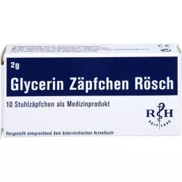 GLYCERIN ZÄPFCHEN Rösch 2 g székrekedés ellen, 10 db